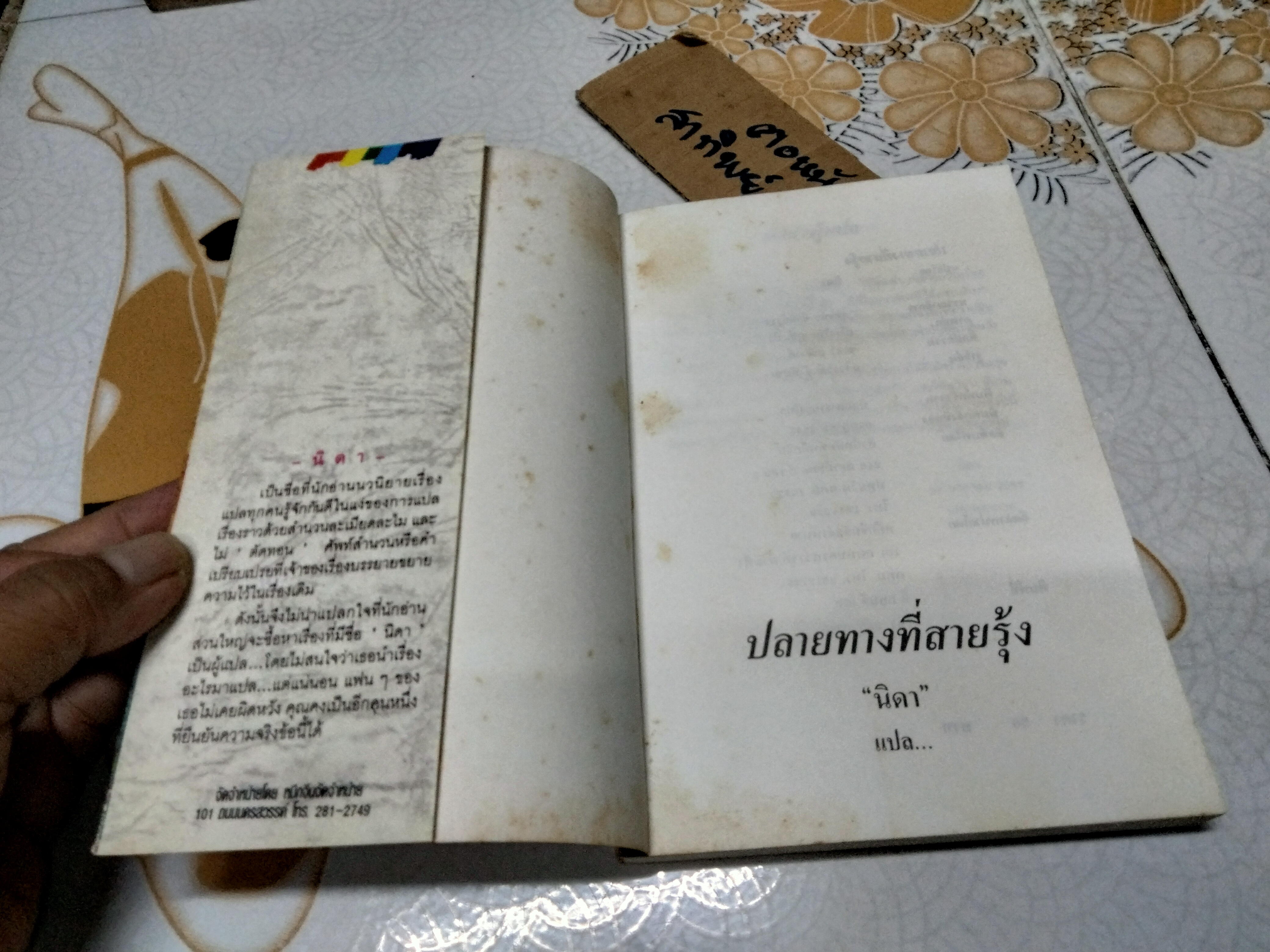 ปลายทางที่สายรุ้ง (A Little Love) - นิดา แปล