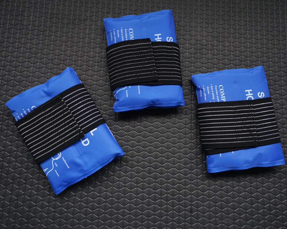 เจลประคบร้อนเย็น มีสายรัด ขนาด 17 X 45 cm (ZZ2)