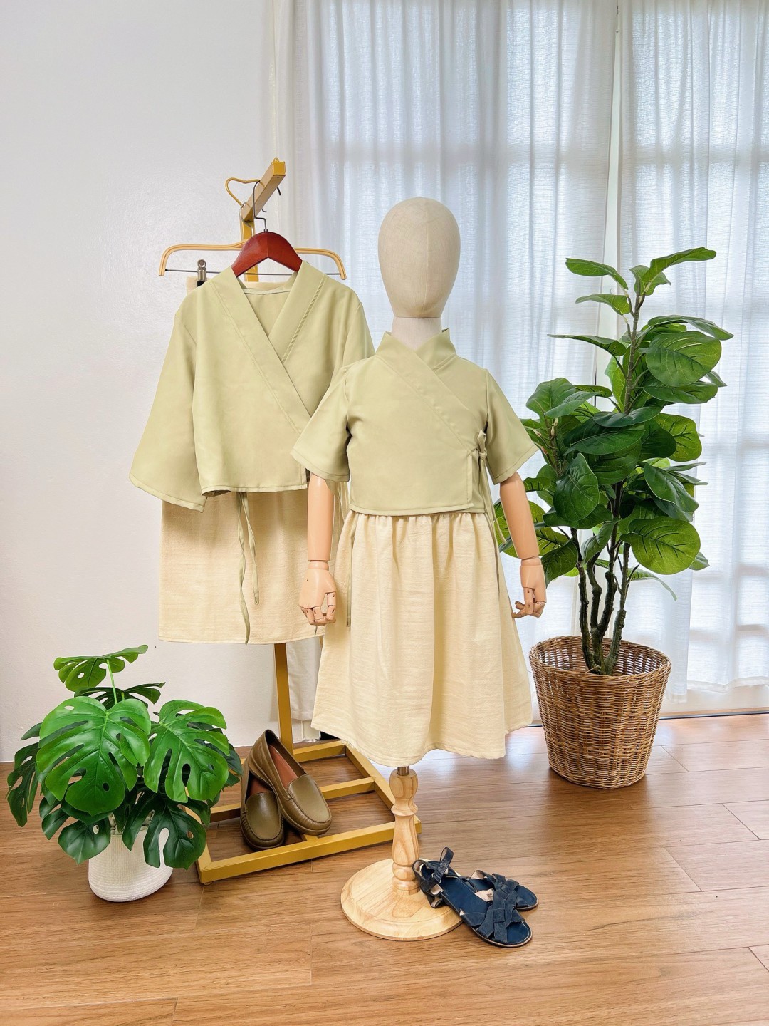 ชุดคู่แม่ลูก สไตล์มินิมอล