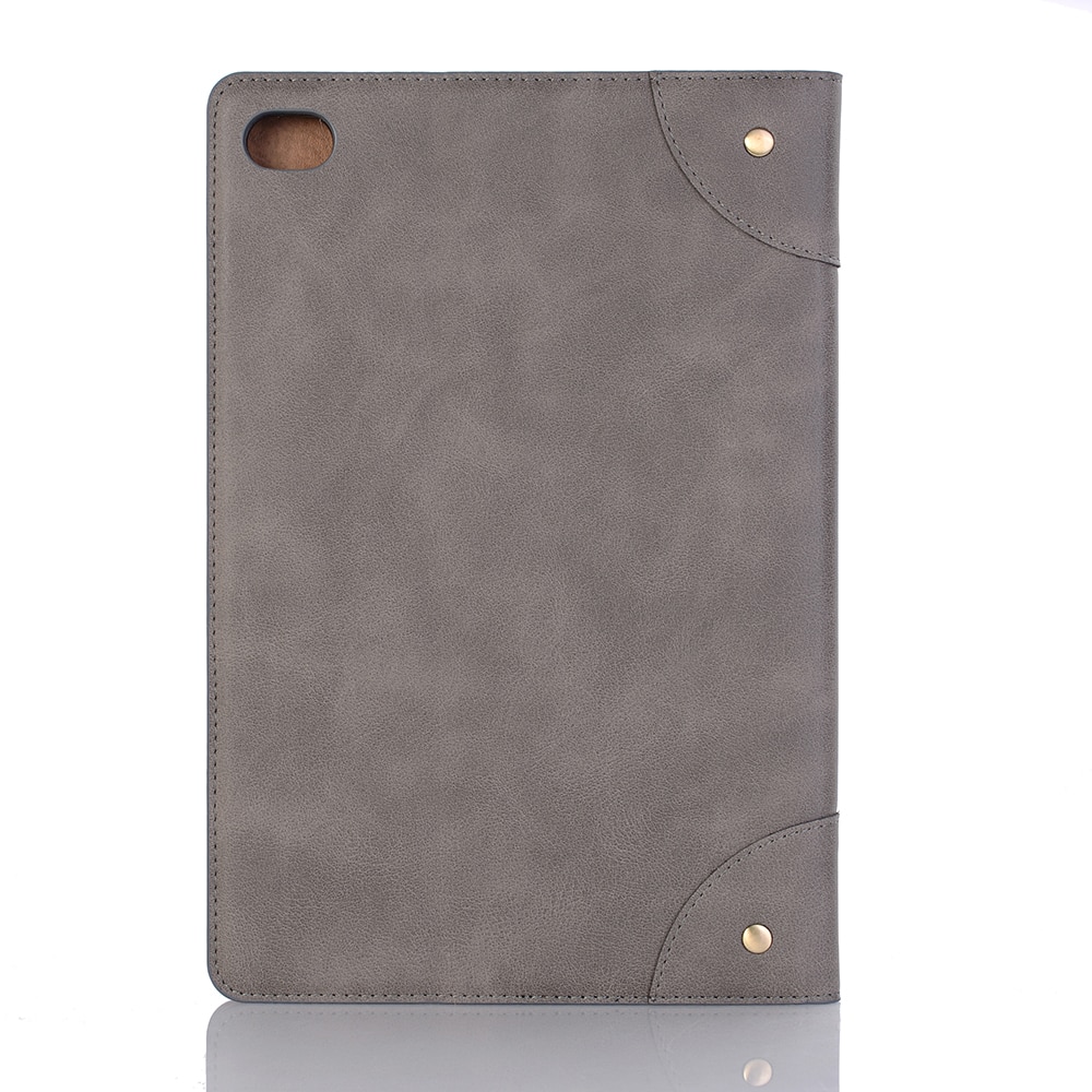 เคส Huawei MediaPad M5 Lite 10.1 #เคสฝาพับหนัง PU ผิวหนังม้าสไตล์ Retro แบบกระเป๋าสตางค์สมาร์ท Crazy Horse Texture Retro PU Leather