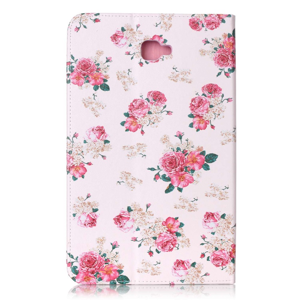 Case Samsung Galaxy Tab A 10.1 (2016) T580 T585 #เคสฝาพับหนัง PU พิมพ์ลาย มีช่องเสียบบัตร