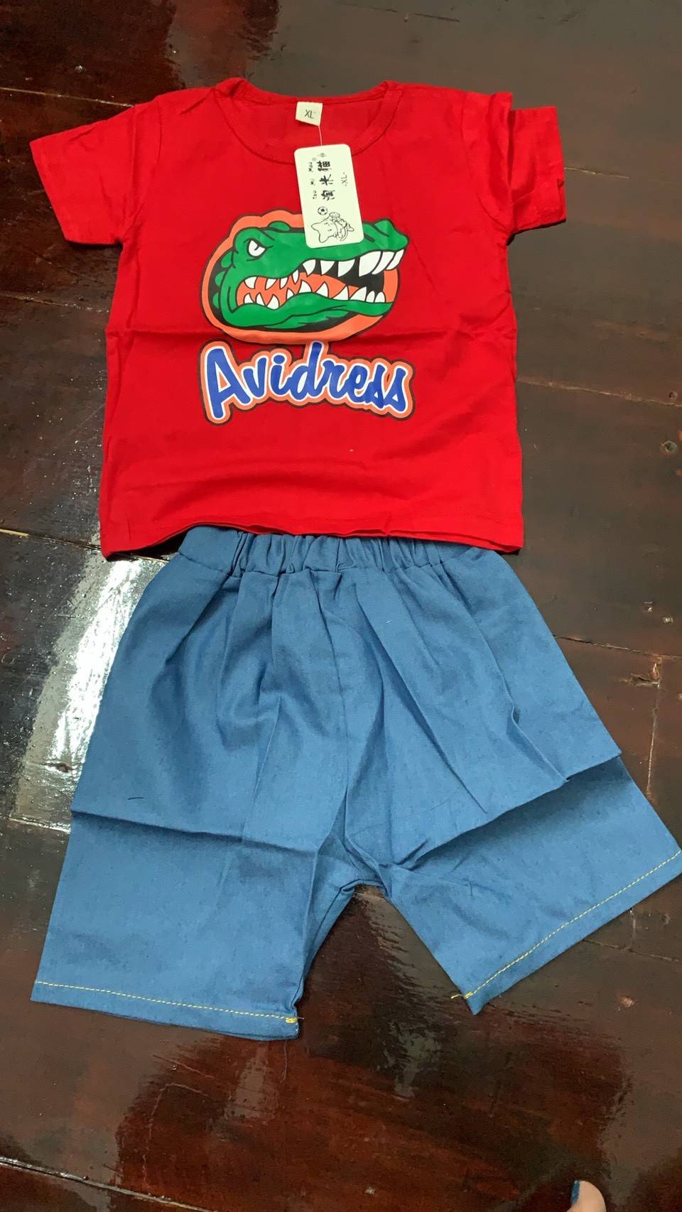 ชุดเด็กชาย เสื้อไดโนเสาร์กับกางเกง