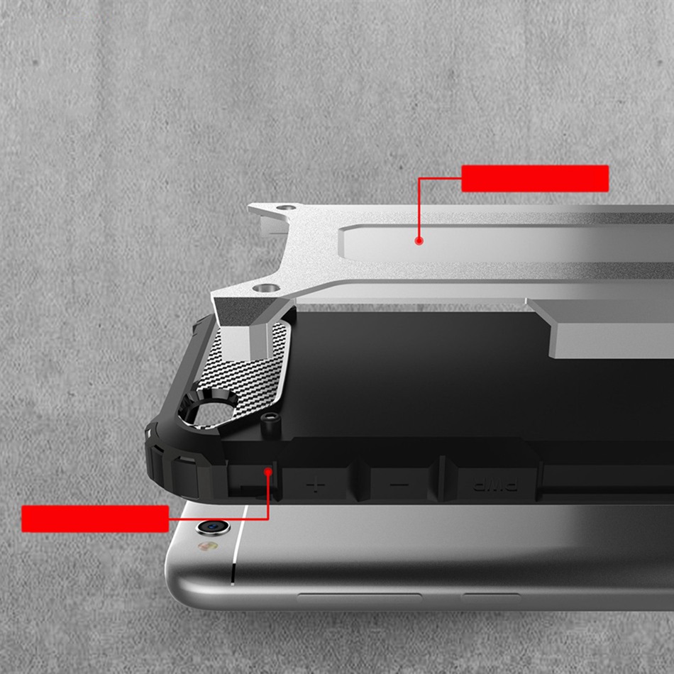 Case Xiaomi Redmi 5A #เคสฝาหลังเกราะป้องกัน ไฮบริด พลาสติก+TPU