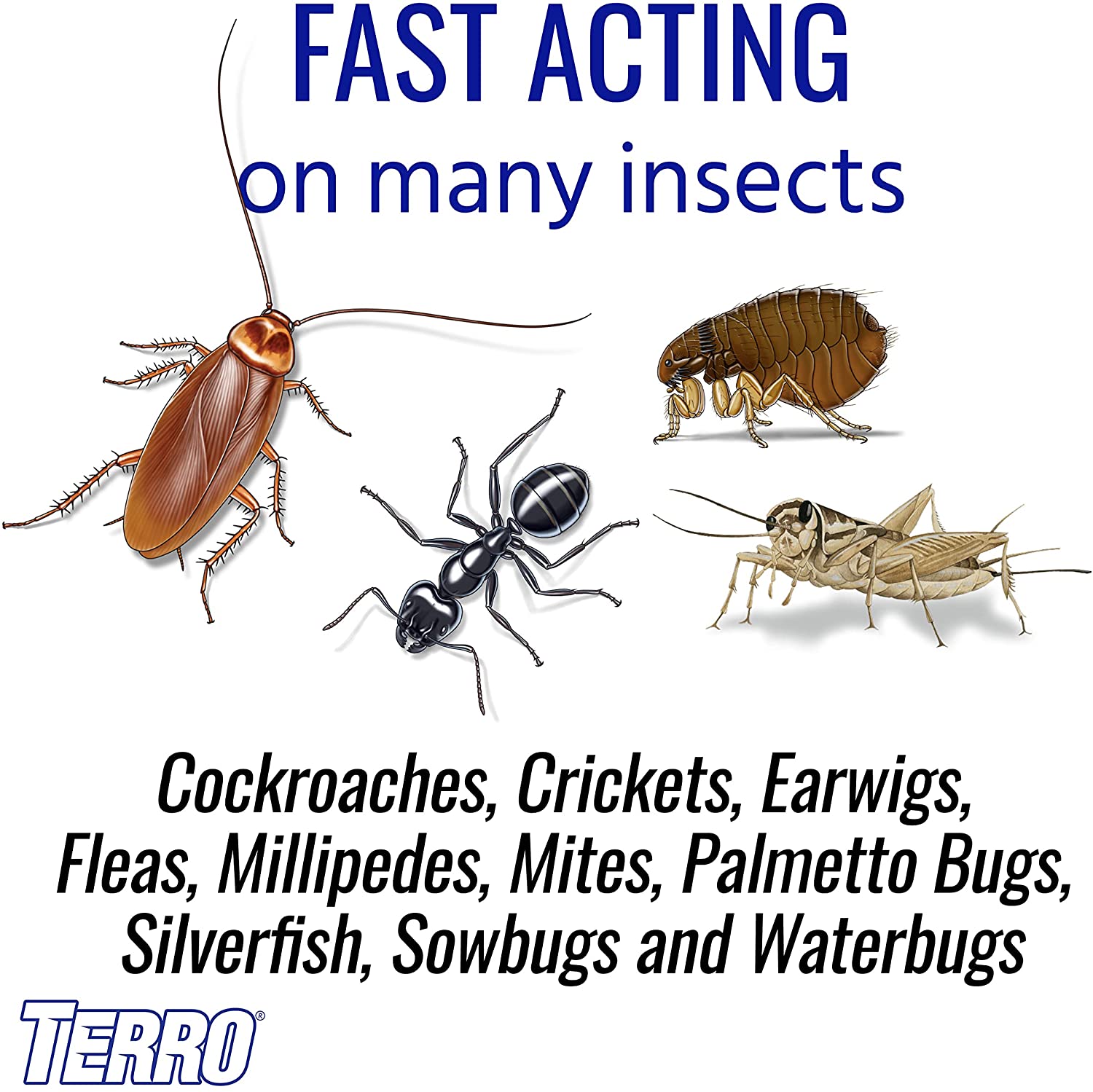 TERRO® Ant Killer Plus Multi Purpose Insect Control Outdoor with shaker bag 1.36 kg Model 1901-6 ผลิตภัณฑ์กำจัดมด แมลง ทรายกันมด แมลงสาบ หมัด และแมลงอื่นๆ