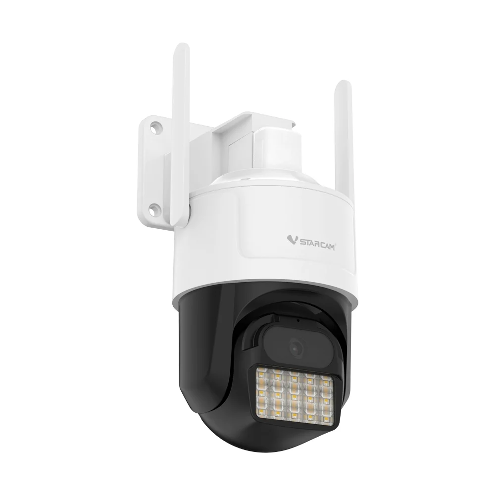 Vstarcam Vstacam กล้องวงจรปิดภายนอกแบบไวไฟ รุ่นCS610Q คมชัด8ล้านพิกเซล มีไวไฟในตัวกันน้ำทนฝุ่นทนแดด ขาว