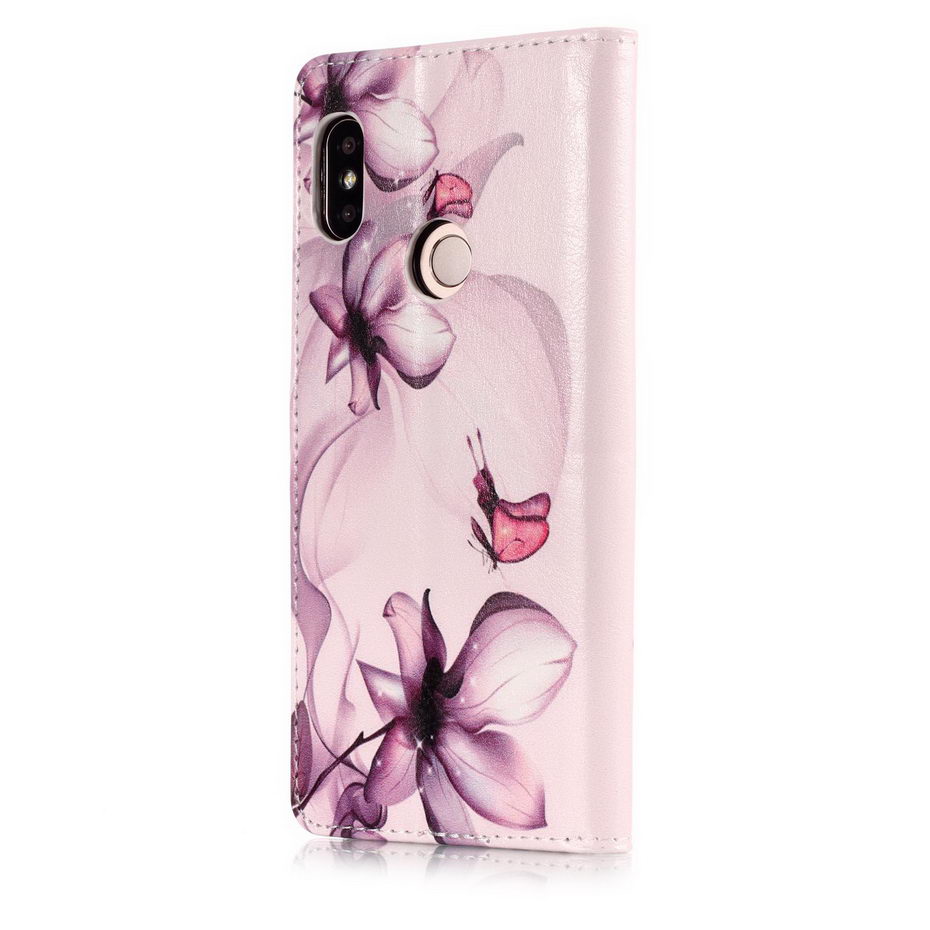 Case Xiaomi Redmi Note 5 #เคสฝาพับสไตล์กระเป๋าสตางค์พิมพ์ลายสวยๆ Pattern Printing Wallet Leather