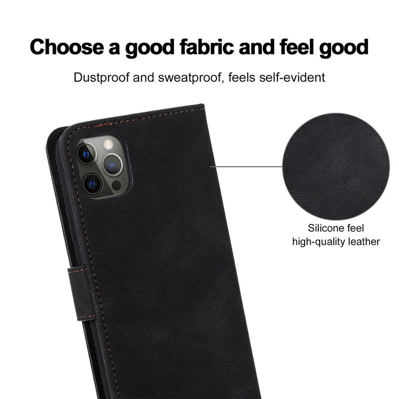 Case Xiaomi Mi 11 Lite #เคสฝาพับหนัง PU Splicing Stitching Stand Skin-touch Leather
