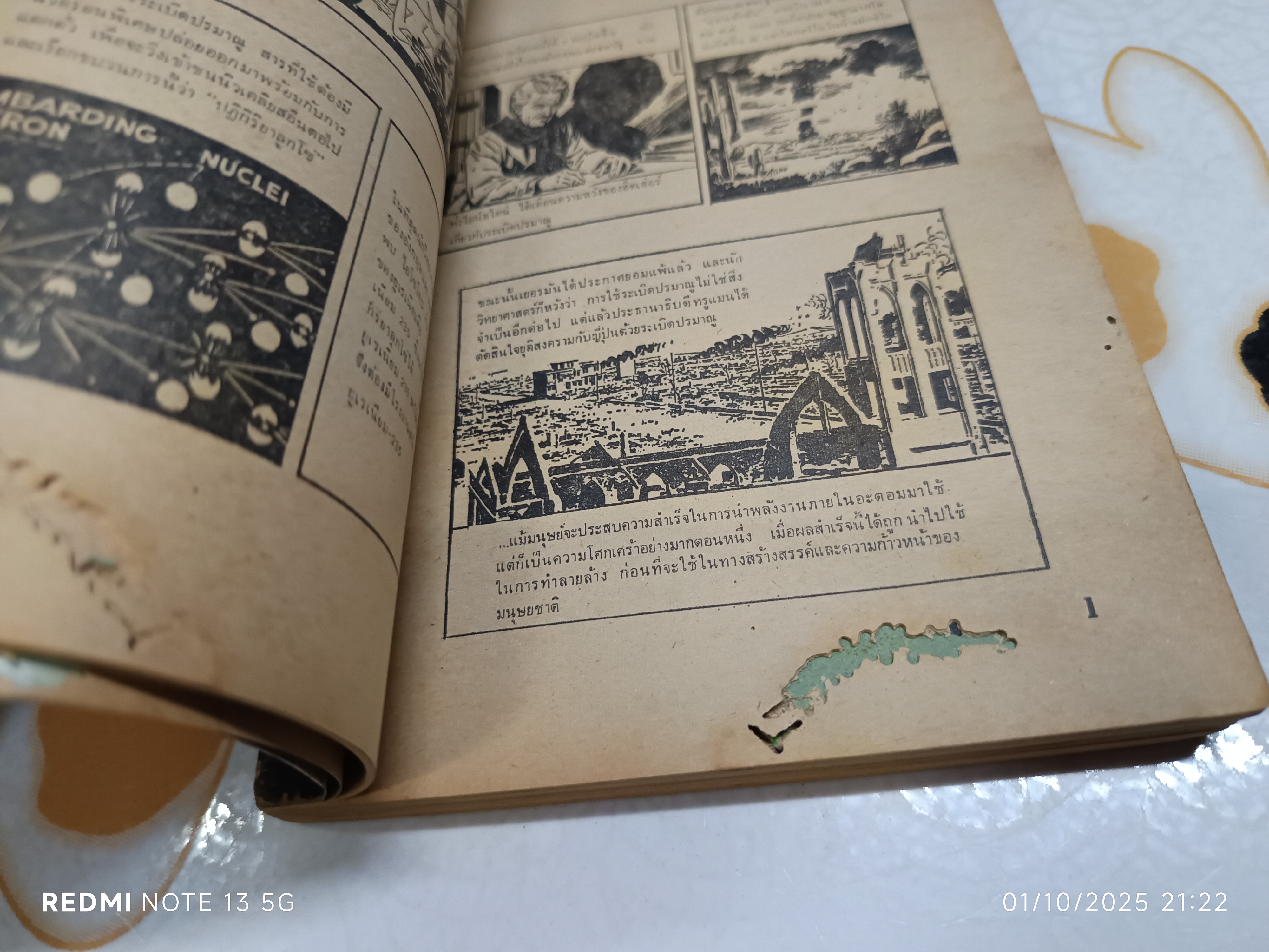 อะตอมเพื่อนรัก (Our Friend The Atom) ผลงานของ Heinz Haber แปลโดย กลชาญ อนันตสมบูรณ์