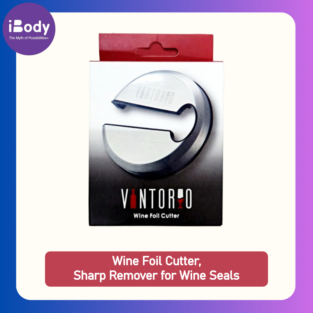 (Vintorio) Wine Foil Cutter, Sharp Remover for Wine Seals เครื่องตัดฟอยล์ไวน์ อุปกรณ์เสริมที่เปิดขวดไวน์