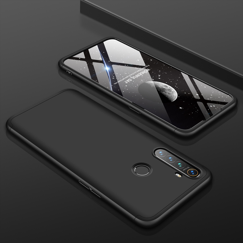เคส realme 5i #เคสฝาหลังพลาสติกแข็ง Detachable All-wrapped Matte แยกชิ้นได้