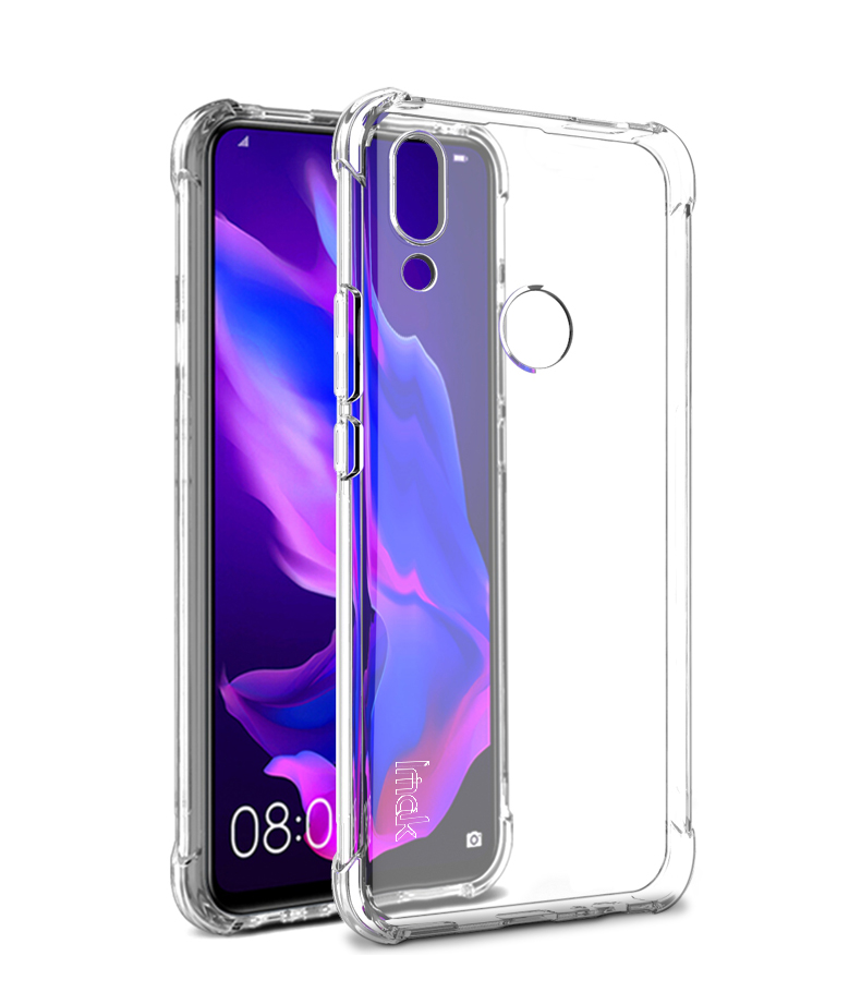 Case Huawei Y9 Prime 2019 #เคสฝาหลังIMAK Skin Feel Anti-drop TPU Case + ฟิล์มกันรอย Explosion-proof Screen Film