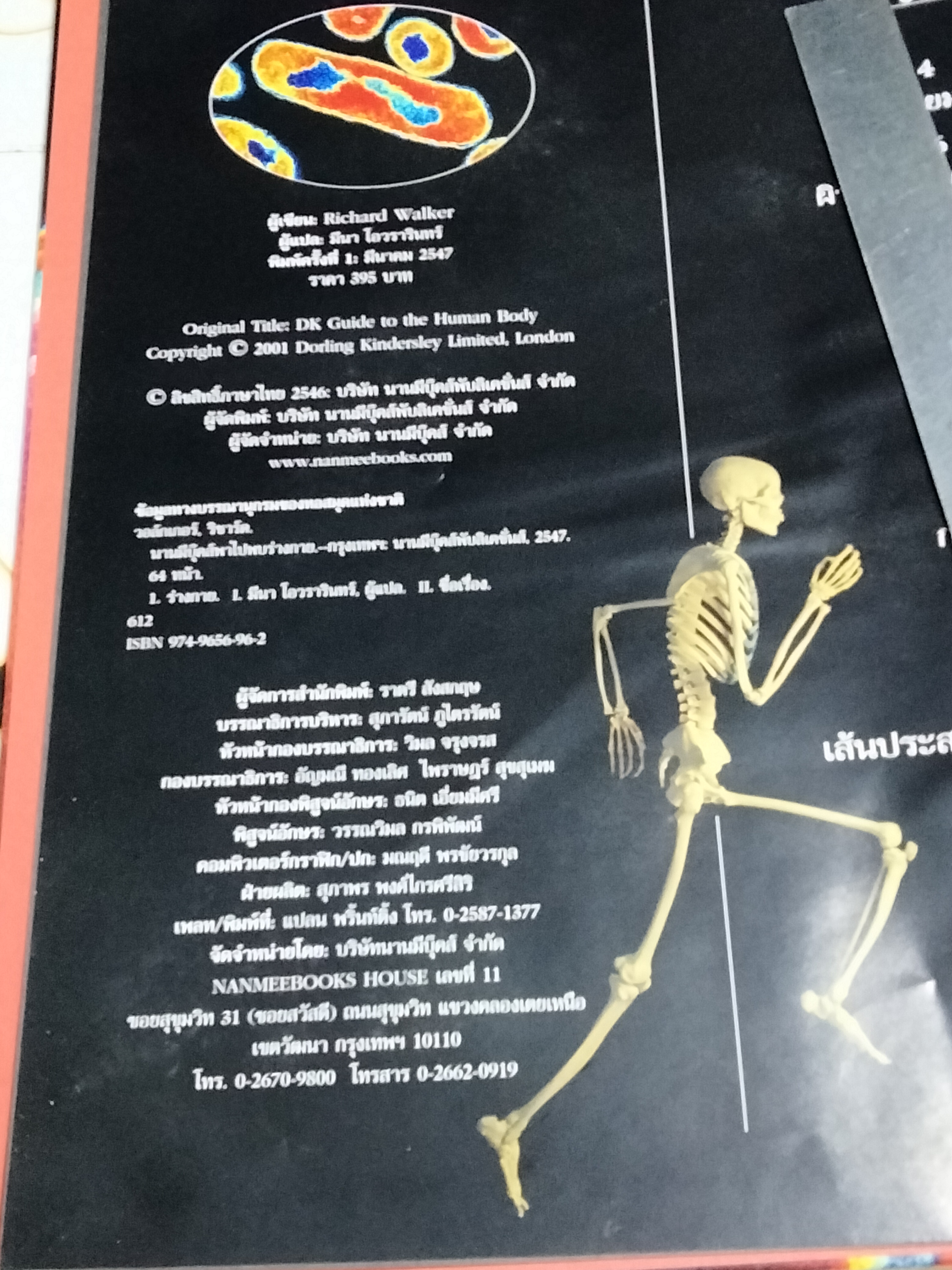NANMEEBOOKS พาไปพบร่างกาย - Richard Walker เขียน, มีนา โอวราวินทร์ แปล (มีตราประทับจากห้องสมุดที่ใบรองปกหน้าและหลัง)