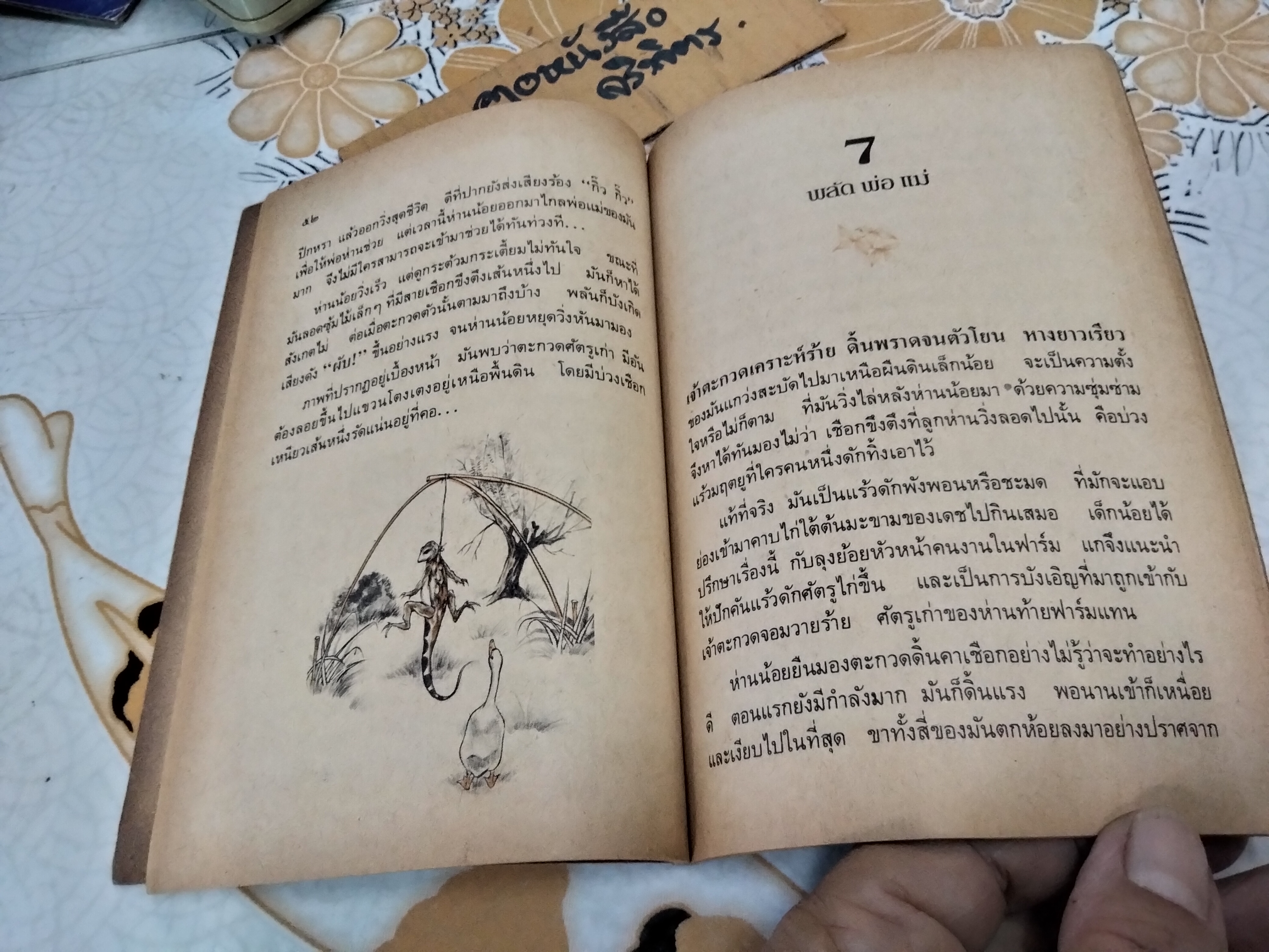 ลูกห่านโทน - ส. พุ่มสุวรรณ หนังสืออ่านสำหรับเยาวชน ชุด สัตว์เลี้ยงแสนรัก อันดับที่ 6/93 สำนักพิมพ์ไทยวัฒนาพานิช พิมพ์ปี พ.ศ 2526 **สินค้าหมด**