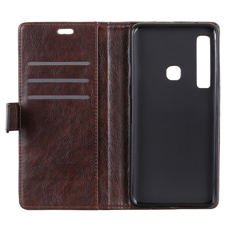 Case Samsung Galaxy A9 2018 #เคสฝาพับแบบกระเป๋าสตางค์ Textured PU Leather Protection