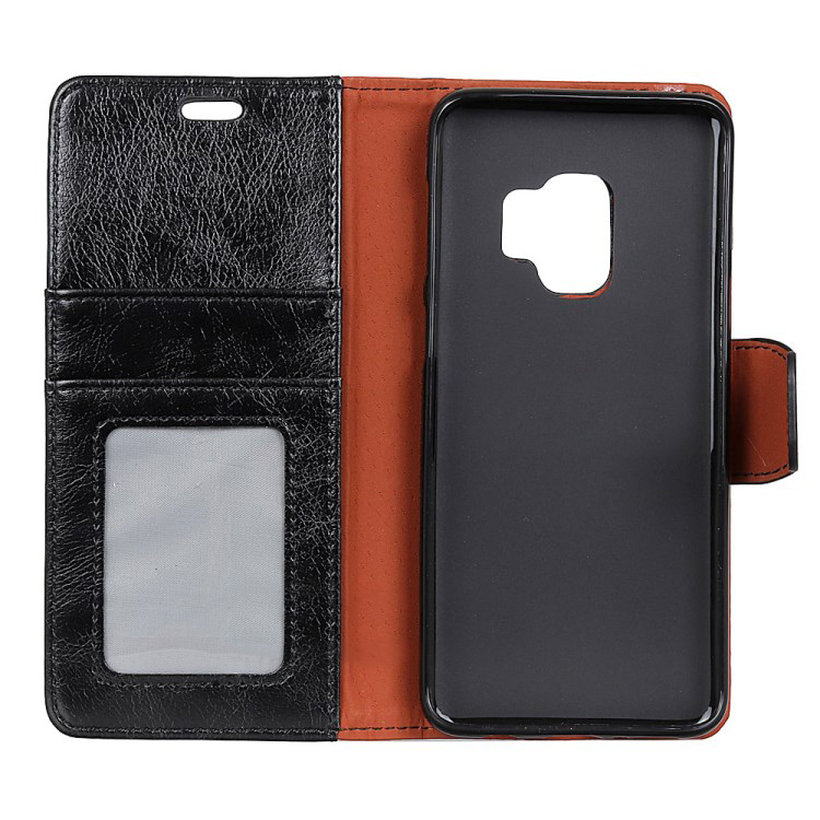 Case Samsung Galaxy S9 5.8นิ้ว #เคสแบบฝาพับหนังแยกคุณภาพดี Textured Split Leather