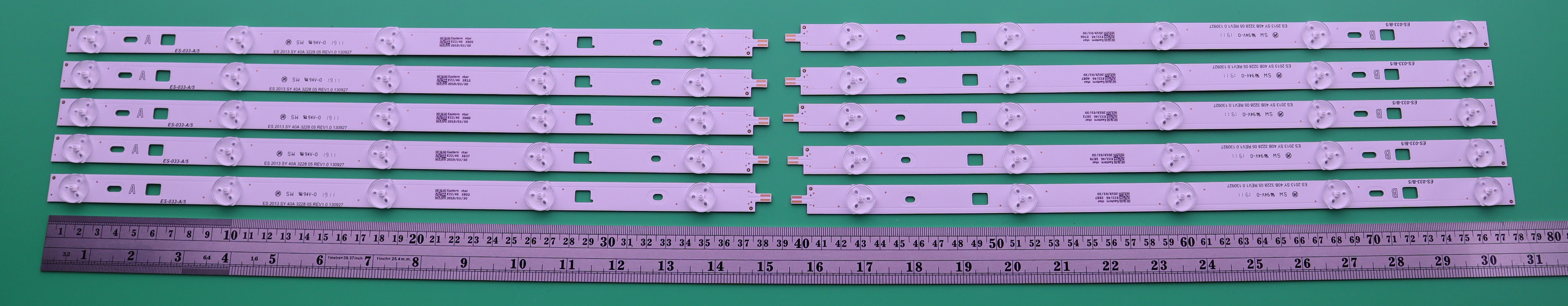SONY KDL-40W600B : KDL-40R470B 5 LED X 10