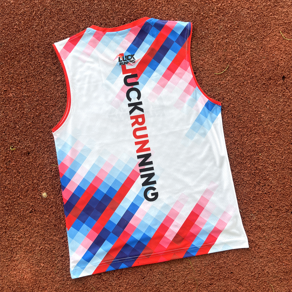 เสื้อวิ่งพิมพ์ลาย LRN Collection 02 เนื้อผ้า Micro Mesh สำหรับวิ่งมาราธอน (MM09)
