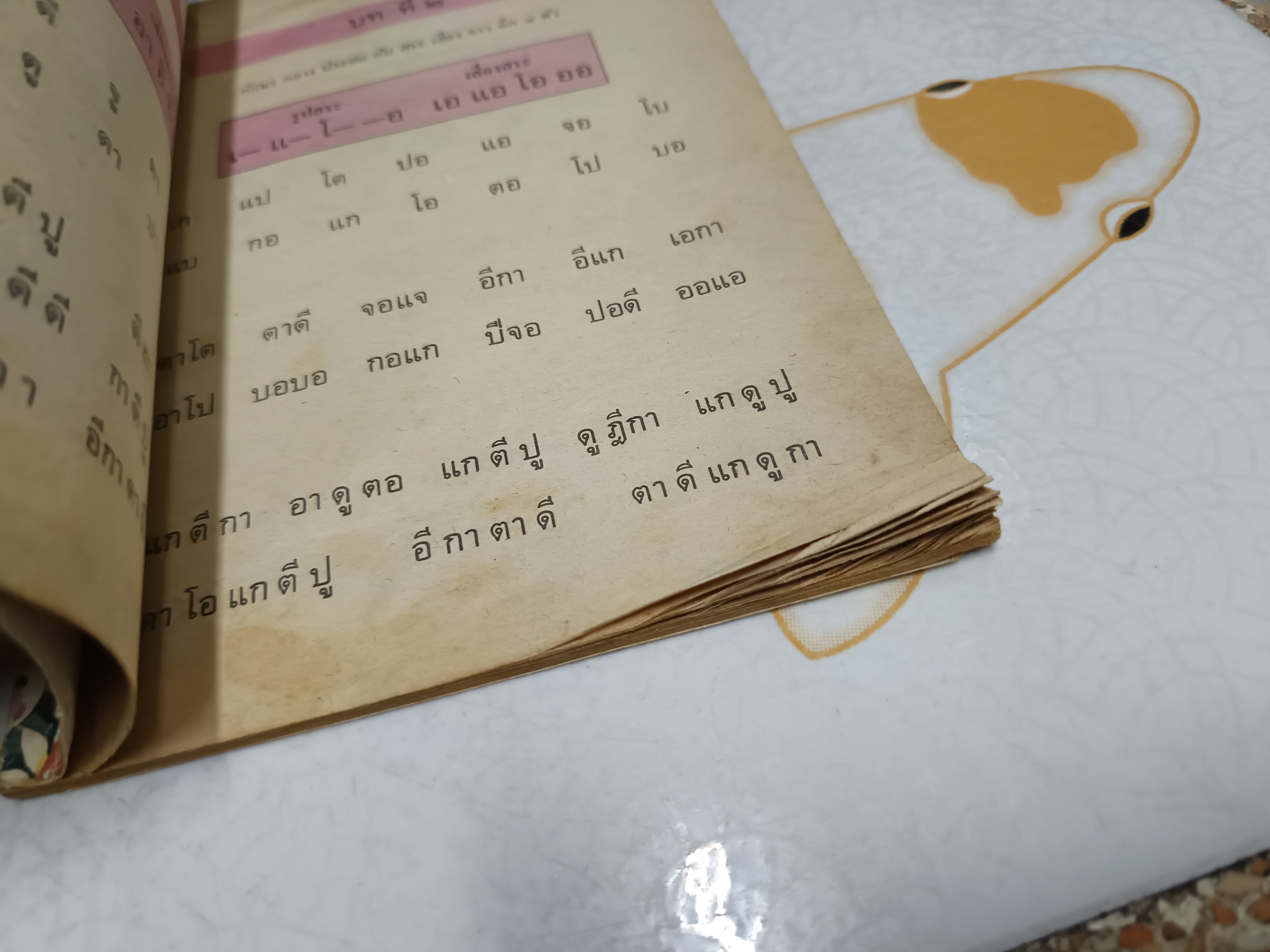 ดรุณศึกษา แบบเรียนภาษาไทย ระดับชั้นประถมศึกษา แต่งโดย ฟ. ฮีแลร์ โรงพิมพ์ไทยวัฒนาพานิช จัดพิมพ์ (ขายรวม 5เล่ม)