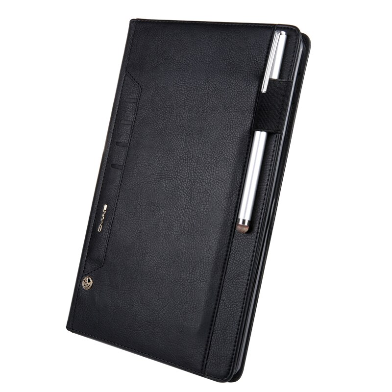 Case Samsung Galaxy Tab A 10.1 (2016) T580 T585 #เคสฝาพับหนัง PU คุณภาพดี พร้อมฝาปิดมีช่องเสียบการ์ด CMAI2 PU Leather Stand Wallet Flip