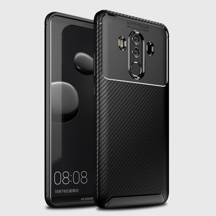 เคส Huawei Mate 10 Pro #เคสฝาหลังนิ่ม Carbon Fiber Anti-drop TPU Protection