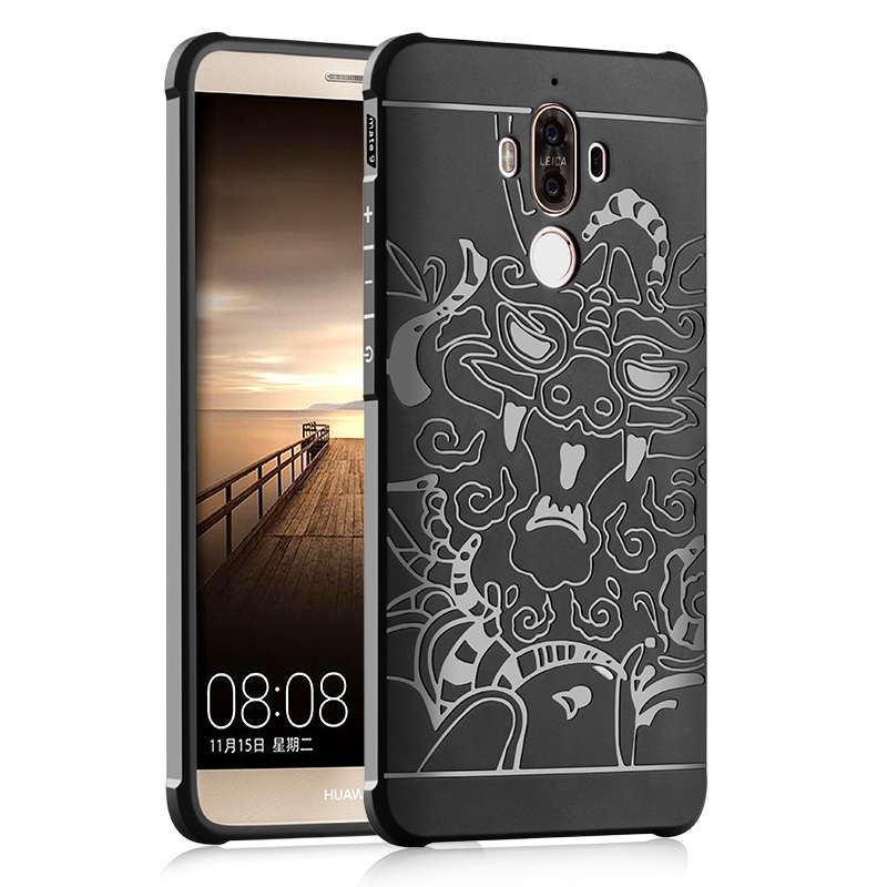 เคส Huawei Mate 9 #เคสฝาหลัง TPU ลายมังกรขอบกันกระแทก