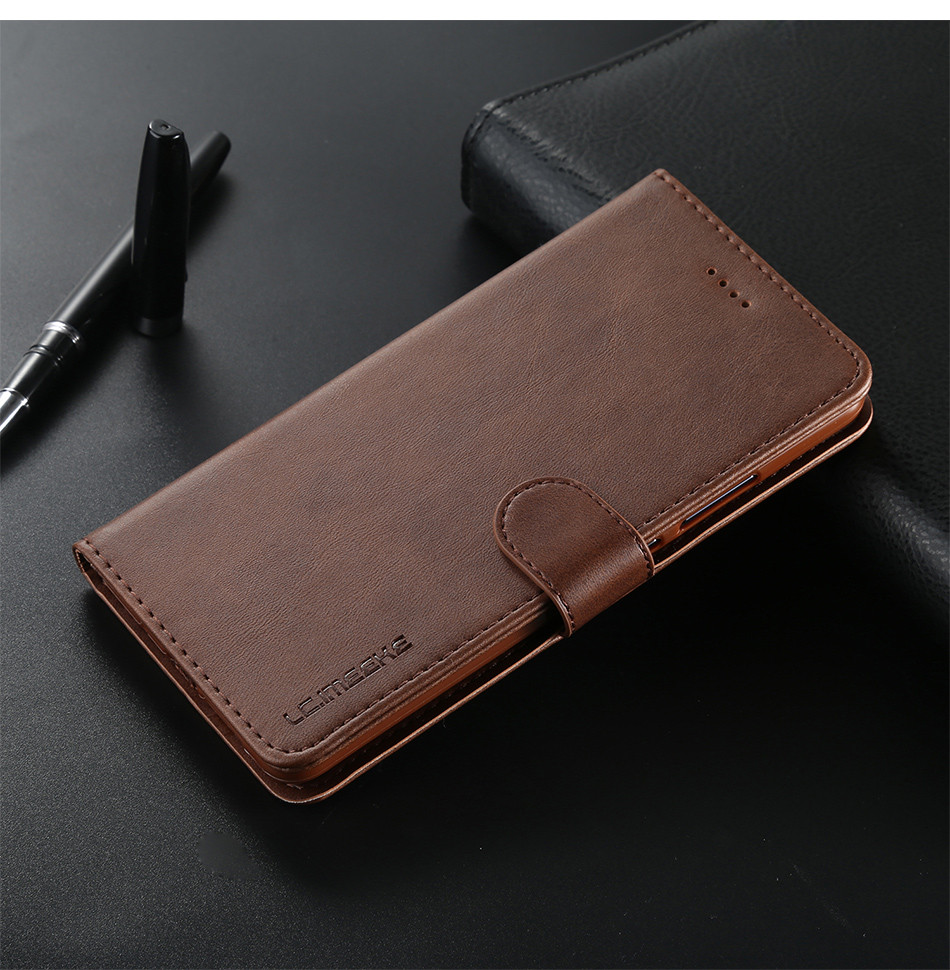 Case Huawei Mate 20 Pro #เคสฝาพับ LC.IMEEKE เคสหนัง PU คุณภาพดีสไตล์กระเป๋าสตางค์พร้อมช่องใส่การ์ด