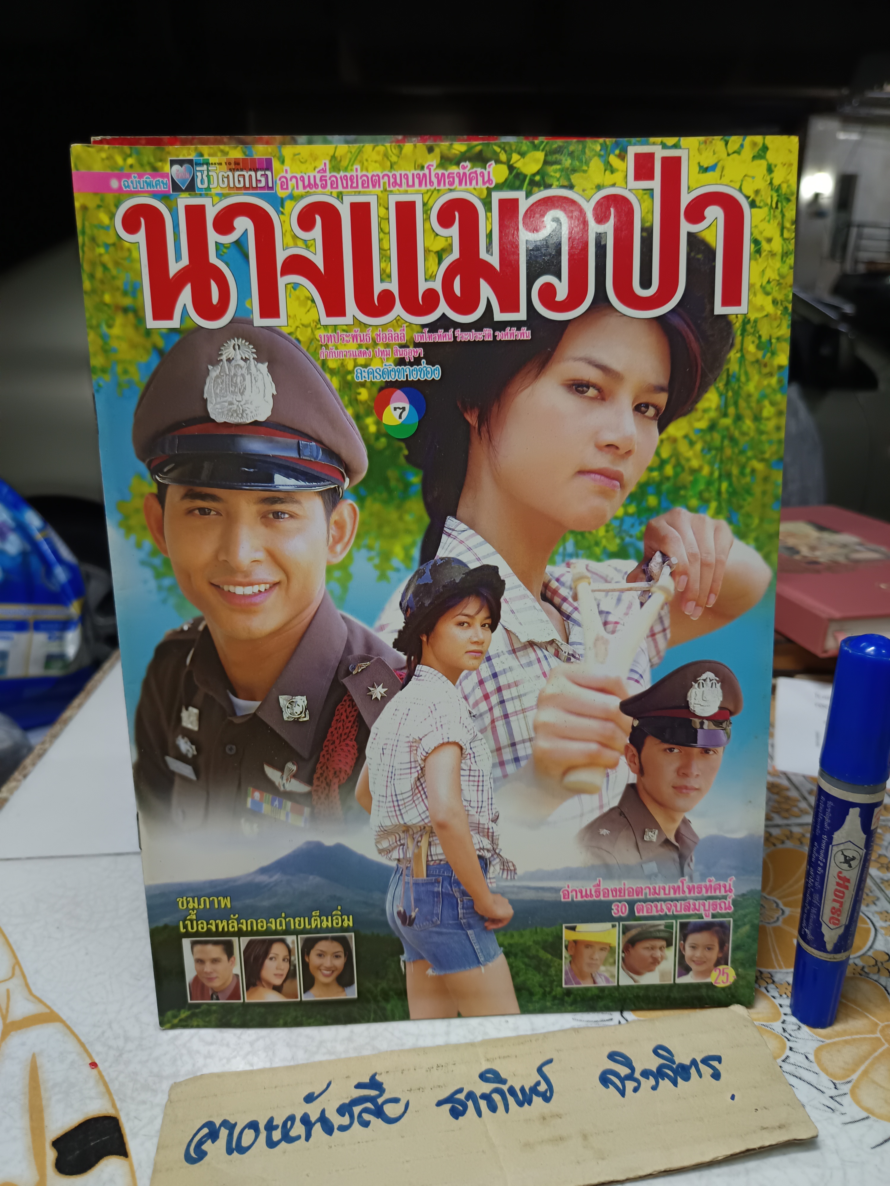 นางแมวป่า - นิตยสารเรื่องย่อละคร **สินค้าหมด**