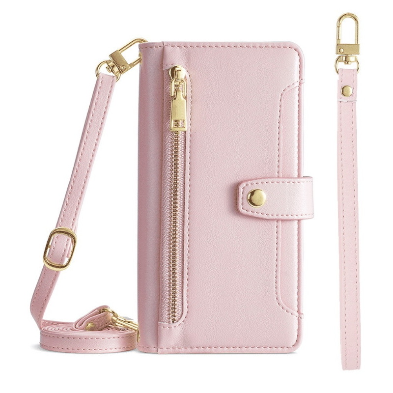 เคส iPhone 11 Pro Max#เคสฝาพับหนัง PU แบบกระเป๋าสตางค์ Zipper Wallet Leather Flip Case