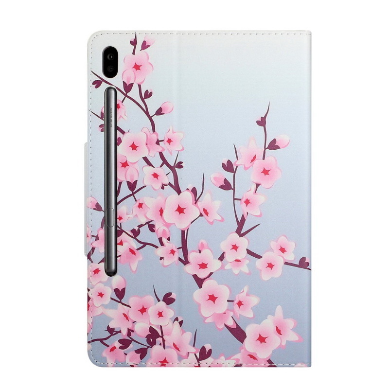 Case Samsung Galaxy Tab S6 10.5 SM-T860 SM-T865 #เคสฝาพับพิมพ์ลาย Pattern Printing Wide Clasp Stand Wallet Flip Leather