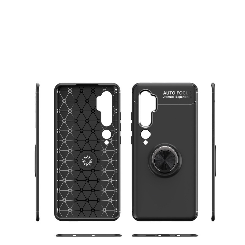 Case Xiaomi Mi Note 10 Pro #เคสฝาหลัง TPU นิ่มมีแหวนสวมนิ้ว Finger Ring Kickstand