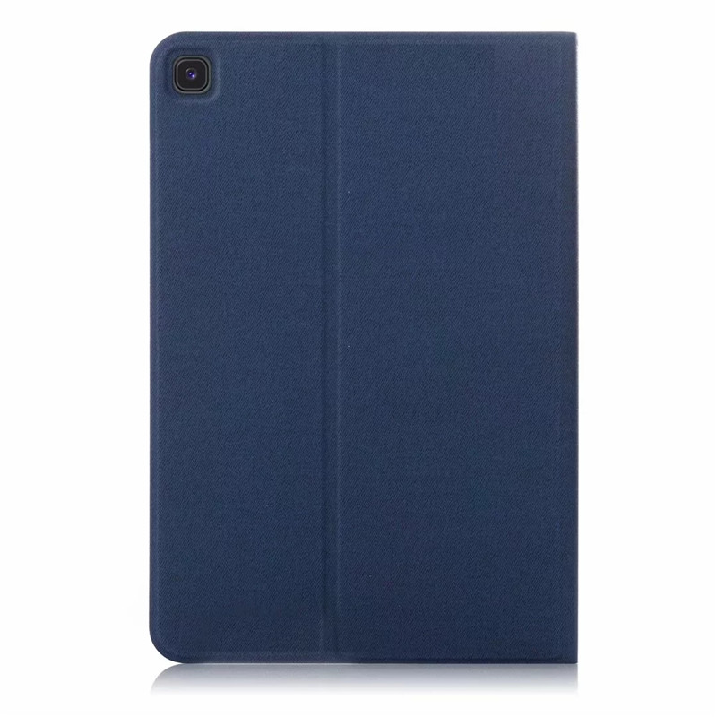 Case Samsung Galaxy Tab S5e SM-T720 / SM-T725 #เคสฝาพับผิวเคลือบ Cloth Coated Leather Stand Flip
