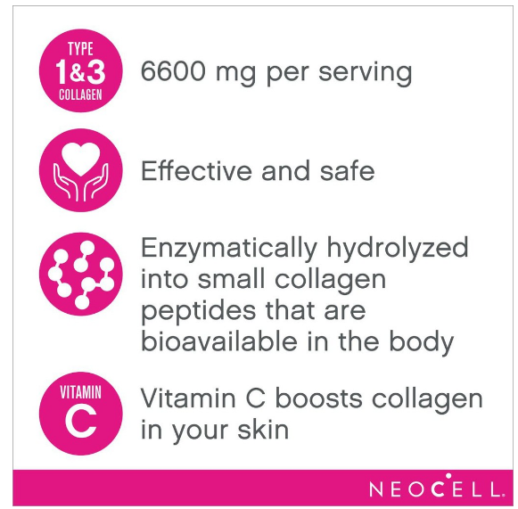 (Pre Order) Neocell Super Collagen Powder 6,600mg Collagen Types 1 & 3 unflavored 198g คอลลาเจนแบบผง นีโอเซลล์ ผิวกระจ่างใส กระดูกและเล็บแข็งแรง