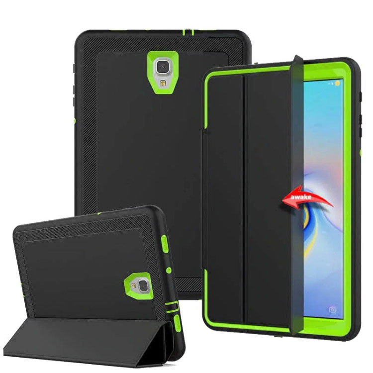 Case Samsung Galaxy Tab A 10.5 (2018) T590 T595 #เคสฝาพับสมาร์ทแบบ 3 พับ Tri-fold Stand Leather Smart Protection