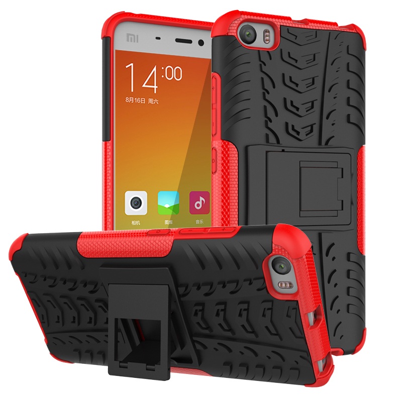 Case Xiaomi Mi 5 #เคสไฮบริดกันกระแทก Snap-on Anti-slip PC + TPU Hybrid