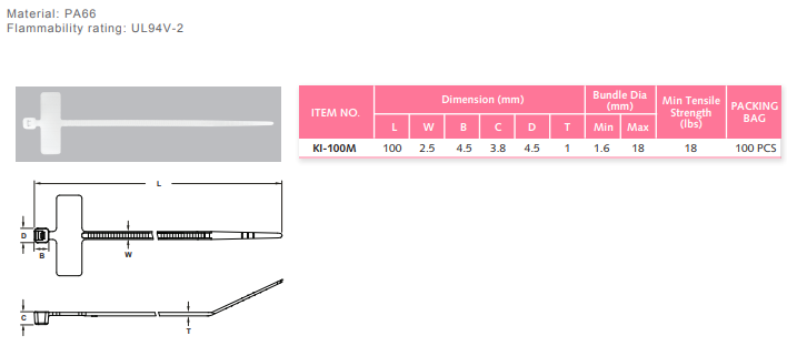 มาร์คเกอร์ไทร์,MARKER TIES