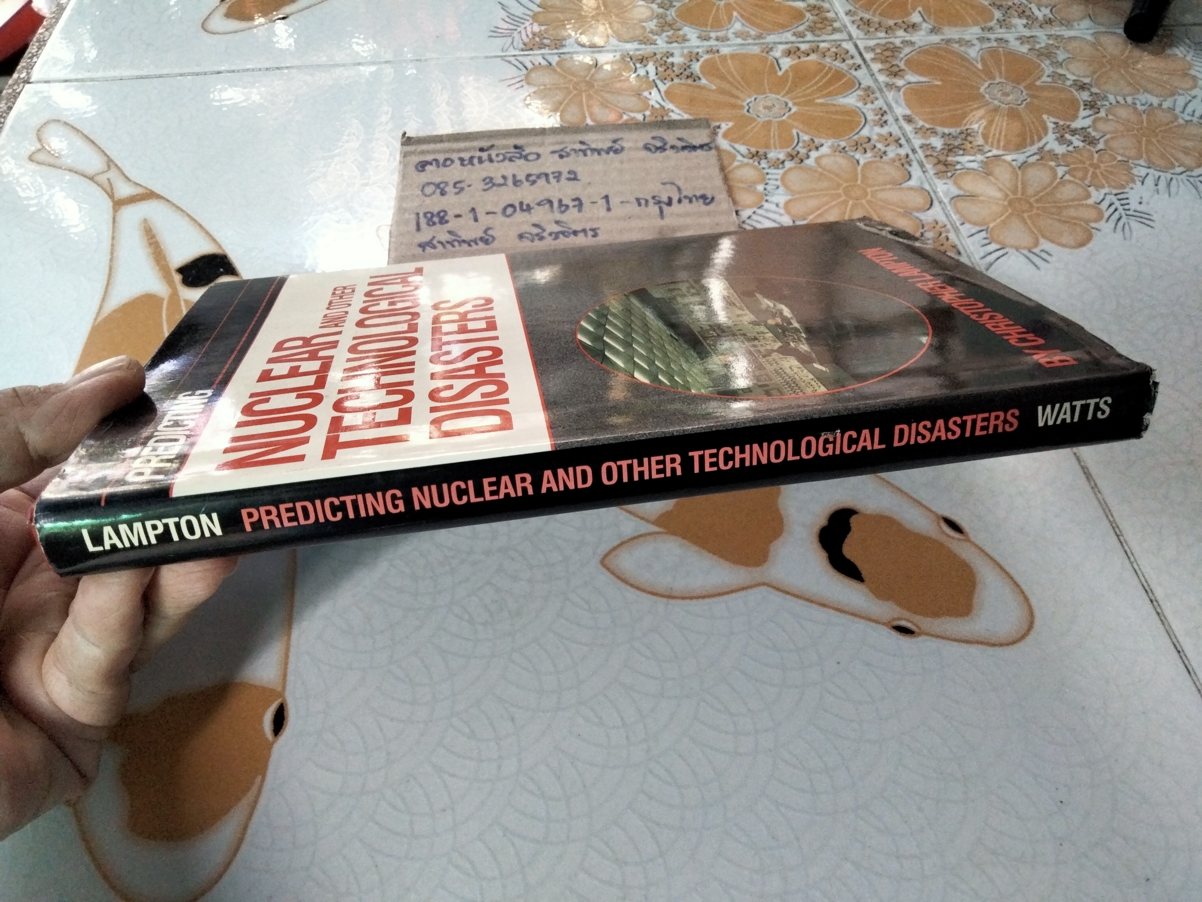 Predicting Nuclear and other Technological Disasters By CHRISTOPHER LAMPTON ,1989