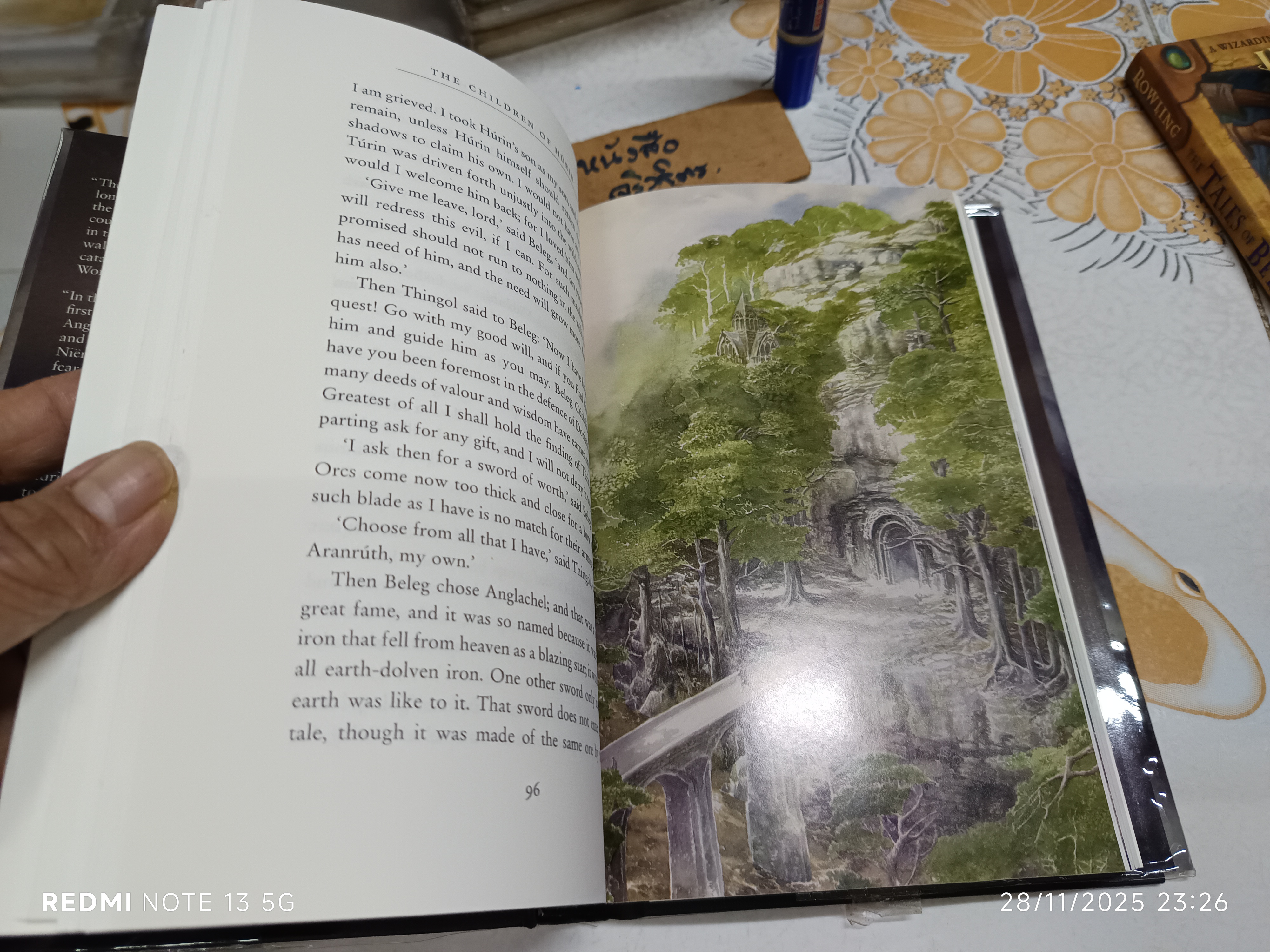 THE CHILDREN OF HURIN (Hardcover) Tolkien, J.R.R. พิมพ์ครั้งแรก 2007 **ฉบับภาษาอังกฤษ