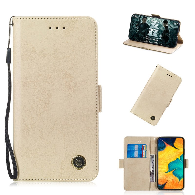 เคส Xiaomi Mi A2 Lite #เคสฝาพับแบบกระเป๋าสตางค์ Retro Style PU Leather Wallet