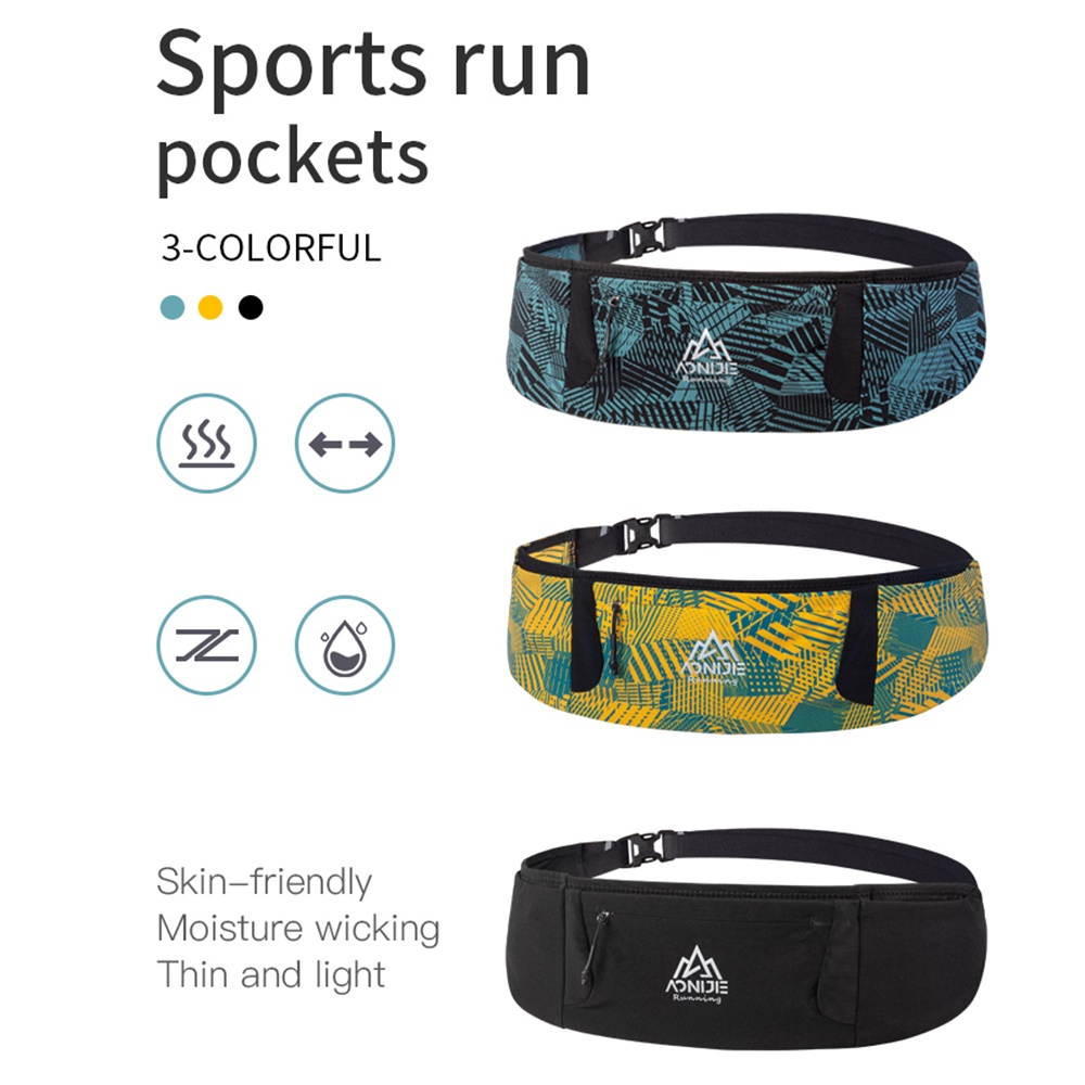 กระเป๋าคาดเอววิ่ง AONIJIE SPORT WAIST BAG ทรงสปสปอร์ตดีไซน์ไม่เหมือนใคร (A28)