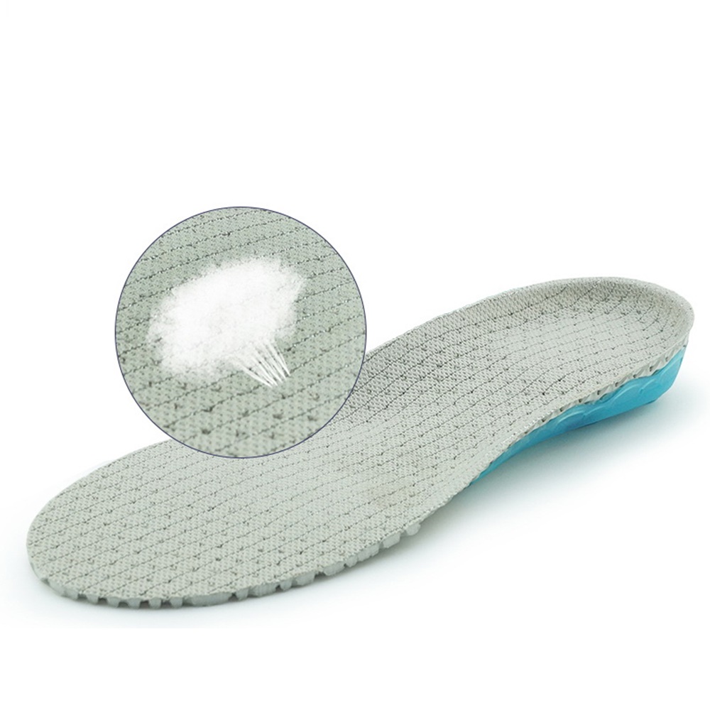 แผ่นรองพื้นรองเท้ากันกระแทก สำหรับวิ่ง Spring insole sport running (O6)