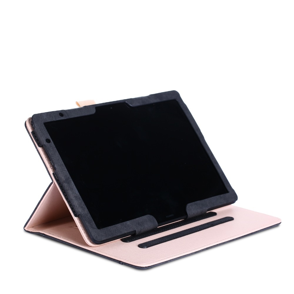 เคสแท็บเล็ต Huawei MediaPad T5 10 #เคสฝาพับ Front Pocket PU Leather Smart Cover เคสคุณภาพดีราคาถูก