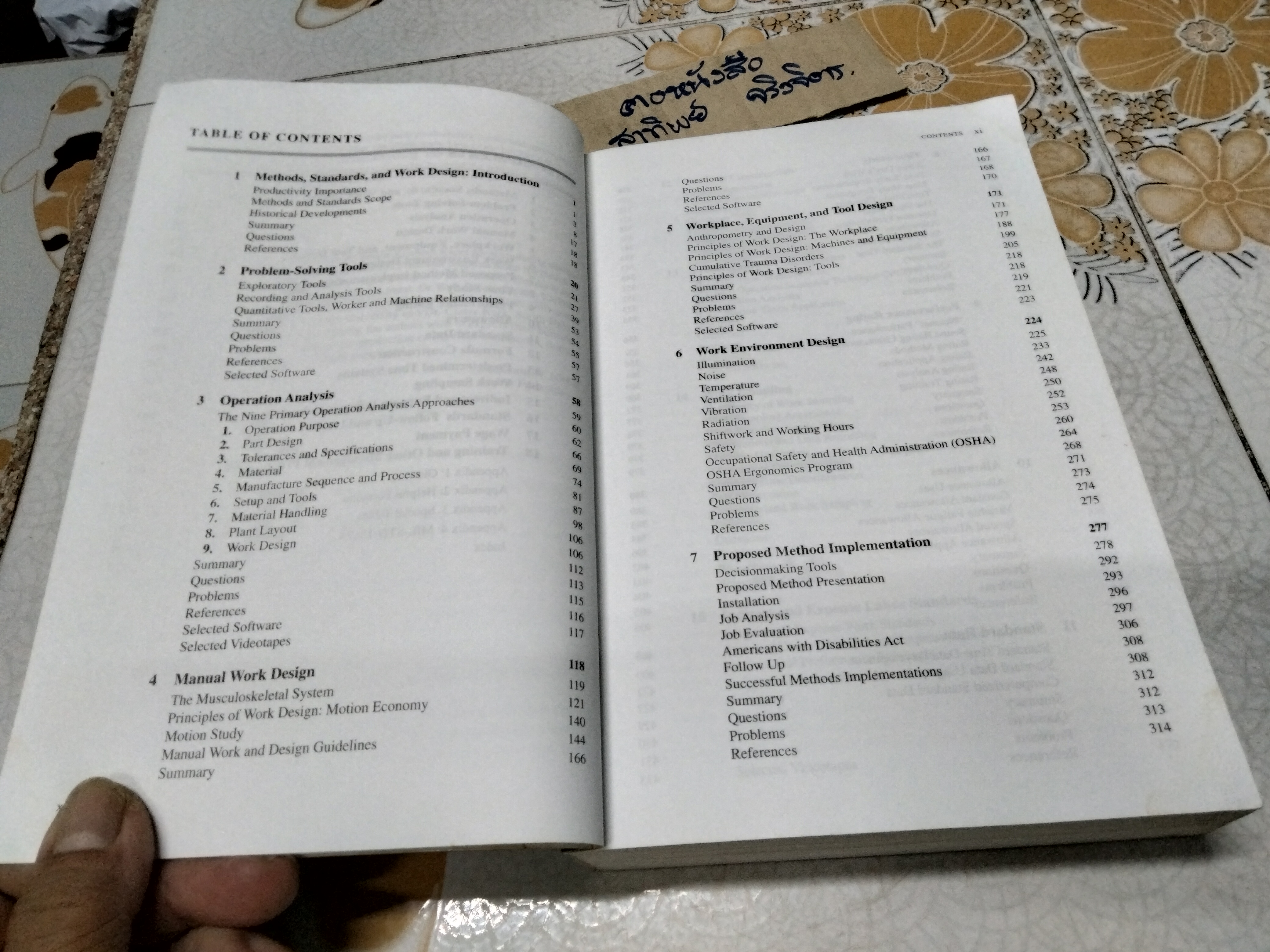 Methods, Standards, & Work Design 10th Edition By Benjamin Niebel & Andris Freivalds ฉบับถ่ายเอกสาร (copies)