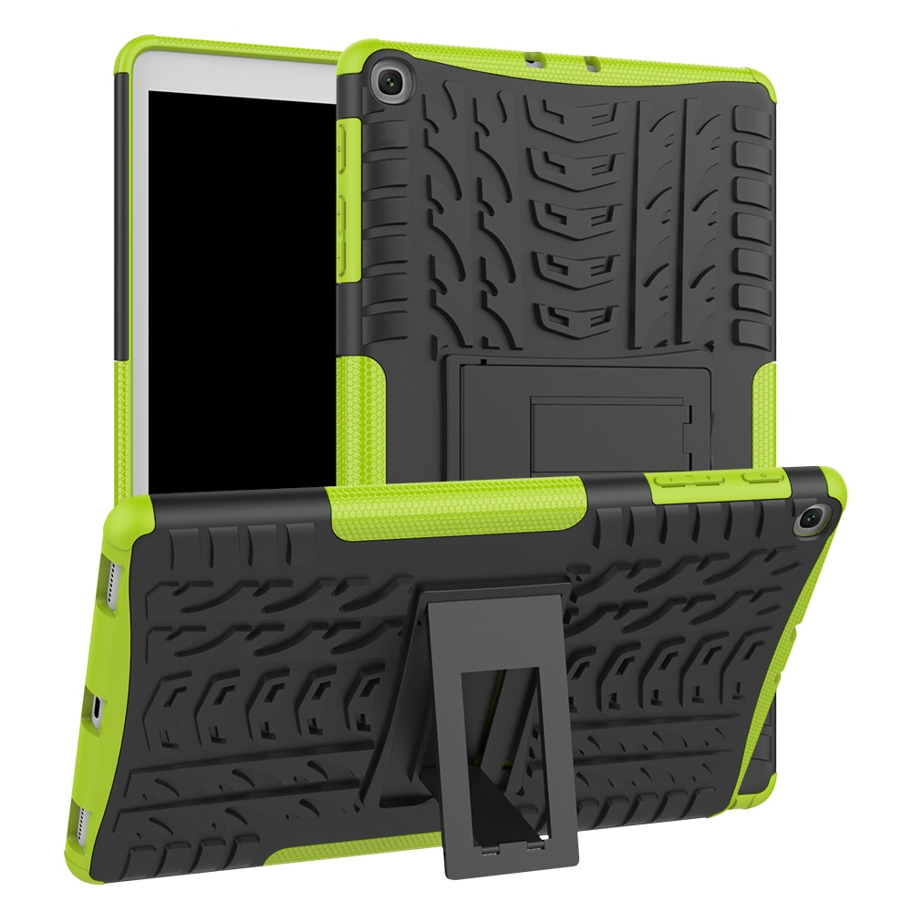 Case Samsung Galaxy Tab A 10.1 (2019) T510 T515 Kickstand PC + TPU Hybrid #เคสฝาหลังกันกระแทก