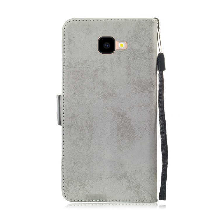 เคส Samsung Galaxy J4+ #เคสฝาพับแบบกระเป๋าสตางค์ Retro Style PU Leather Wallet
