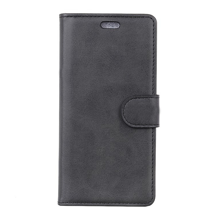 เคส Asus Zenfone Max Pro (M2) ZB631KL #เคสฝาพับหนัง PU สไตล์กระเป๋าสตางค์ Matte PU Leather Wallet