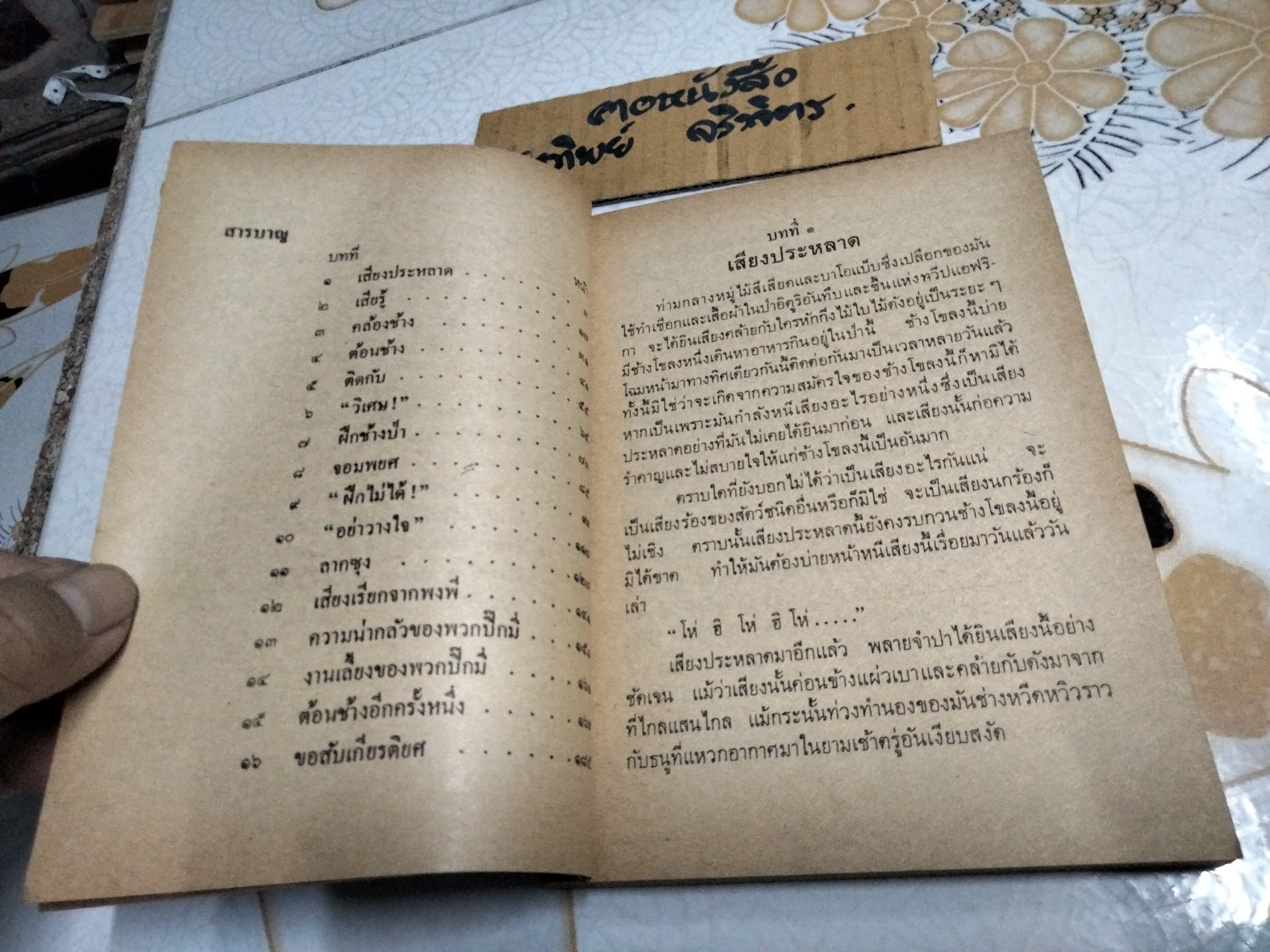 พลายจำปา แปลจาก Jamba , The Elephant โดย ธีโอดอร์ เจ. วอลเดค แปลโดย ลมุล รัตตากร