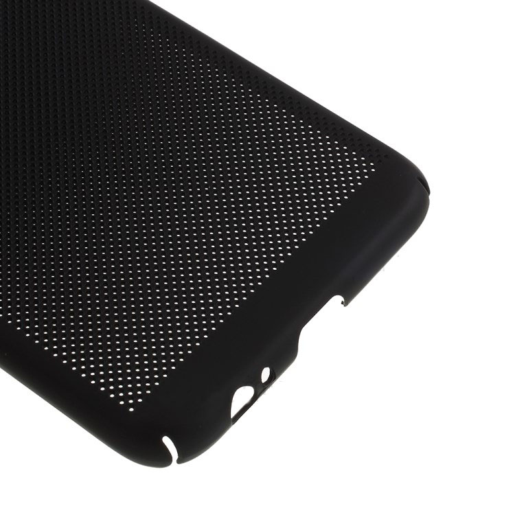 Case Samsung Galaxy A6+ (2018) #เคสฝาหลังพลาสติกรูตะแกรงช่วยระบายความร้อน Hollow Mesh PC Shell