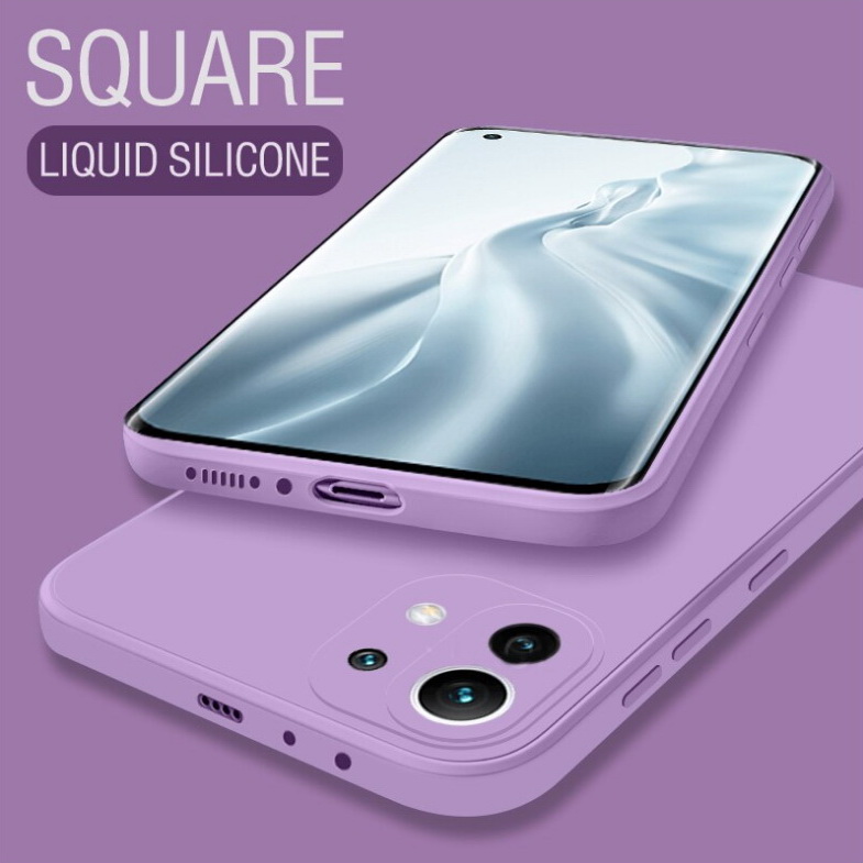 เคส Xiaomi Mi 11 Lite #เคสฝาหลังซิลิโคนนิ่ม Liquid Silicone Back Case