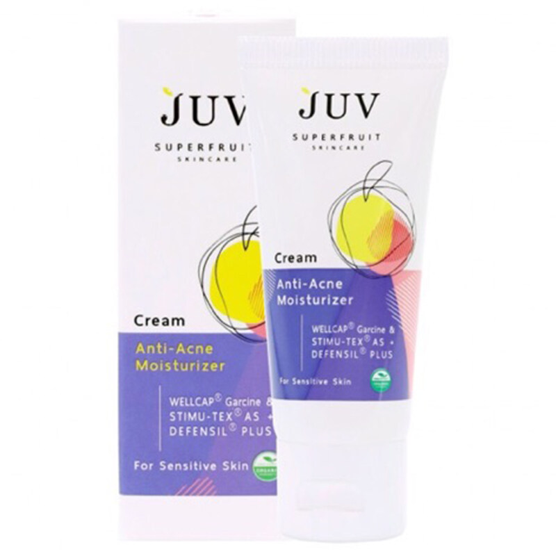JUV Cream Anti- Acne Moisturizer 30ml จุ๊ฟ มอยเจอร์ไรเซอร์บำรุงผิวหน้า ช่วยดูแลปัญหาสิว