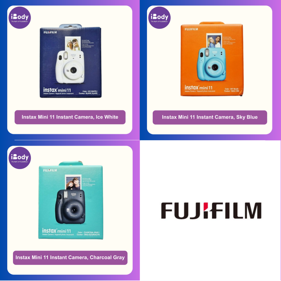 กล้องฟูจิ กล้องโพลาลอยด์ ฟิล์มอินสแตนท์ ฟูจิฟิล์ม กล้องฟิล์ม Instax Mini 11 Instant Camera (Fujifilm®)